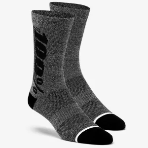100% RYTHYM Merino Socks - Grey