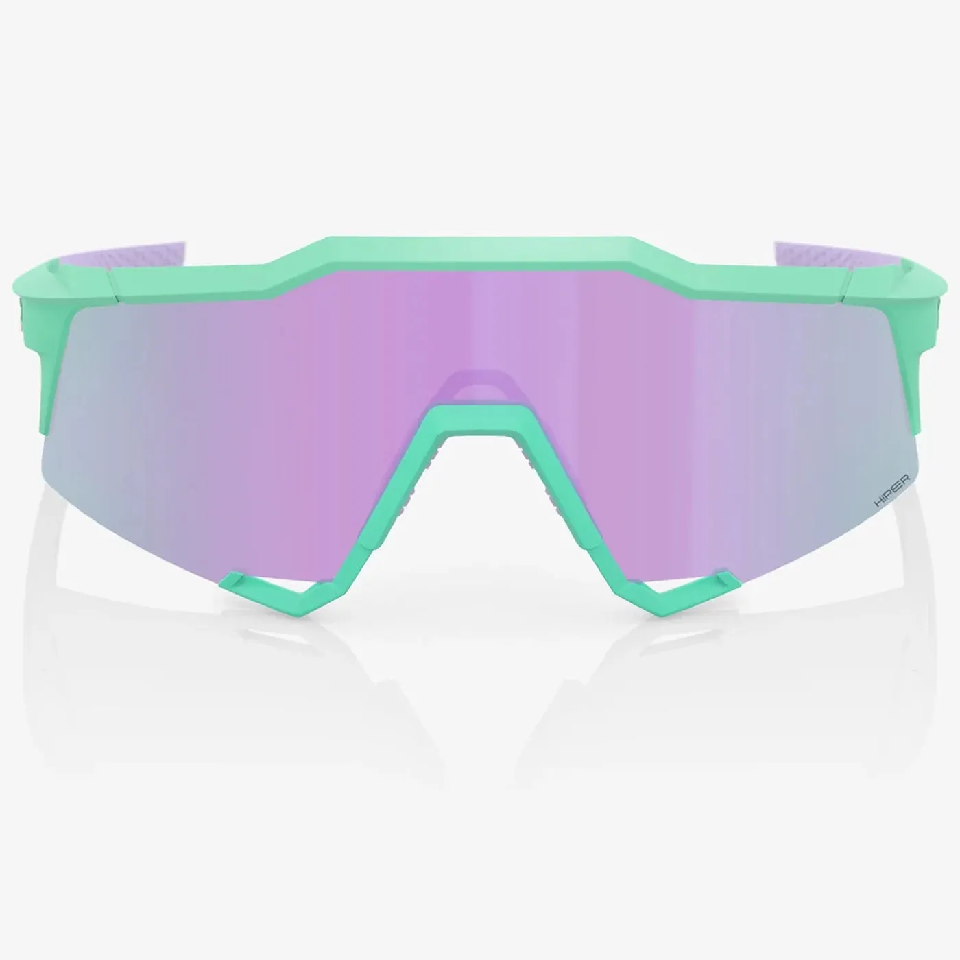100% Speedcraft sunglasses - Soft Tact Mint HiPER Lavender