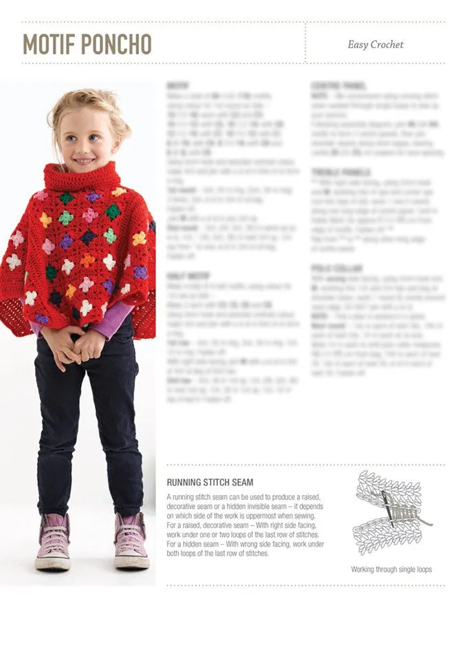 151 Motif Poncho Leaflet