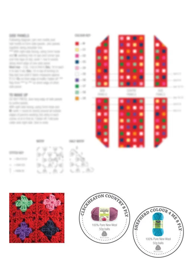 151 Motif Poncho Leaflet