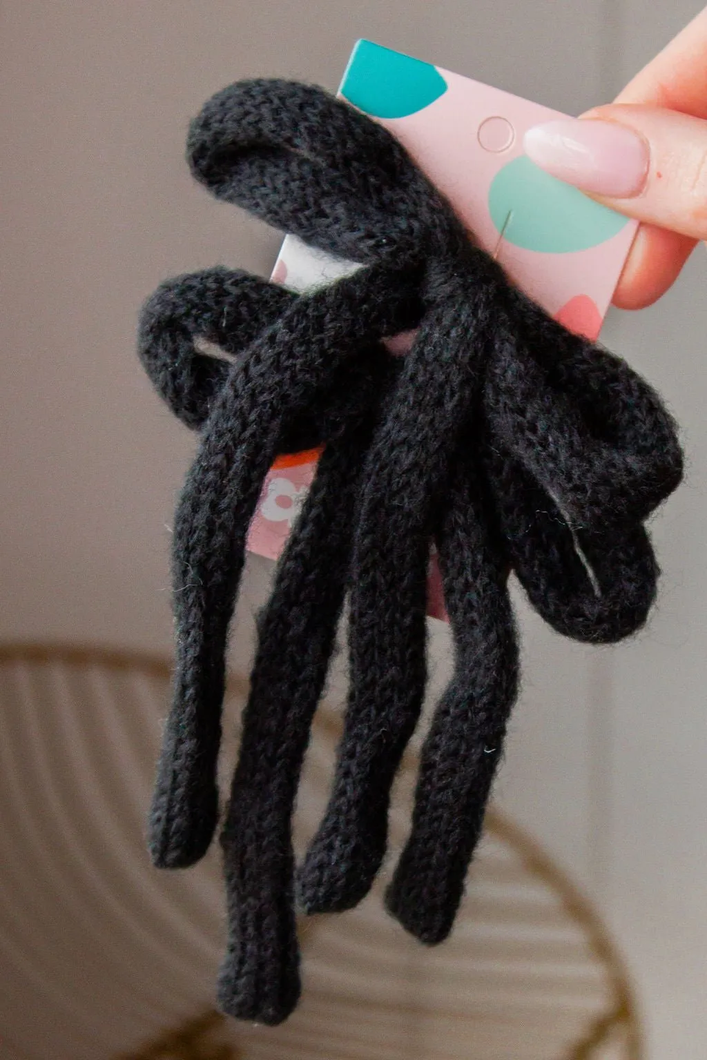 2-Pack Knit Bow Clips Andi