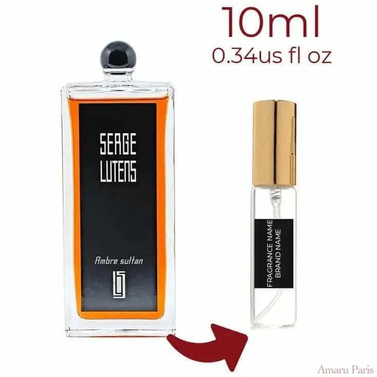 Ambre Sultan Serge Lutens for women and men Decant Fragrance Samples