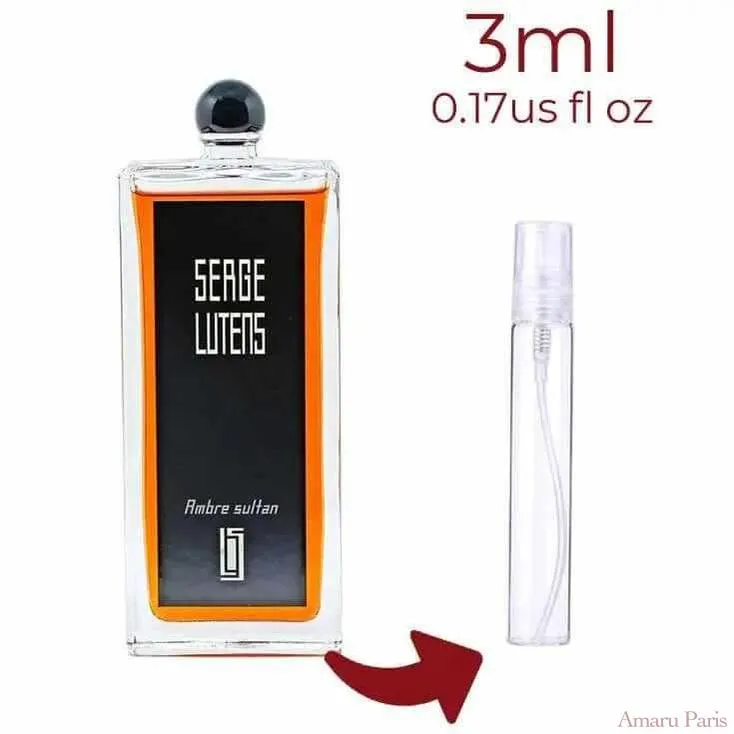 Ambre Sultan Serge Lutens for women and men Decant Fragrance Samples