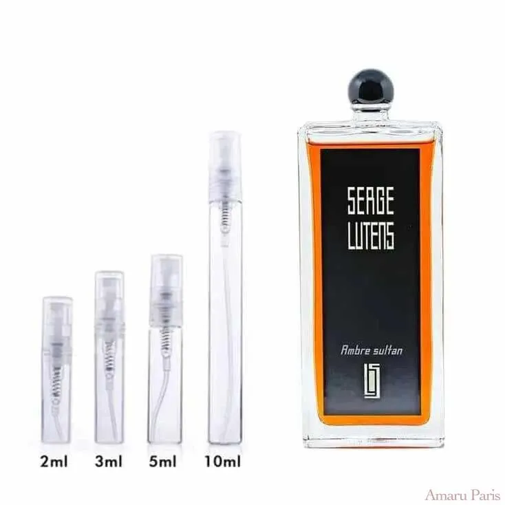 Ambre Sultan Serge Lutens for women and men Decant Fragrance Samples