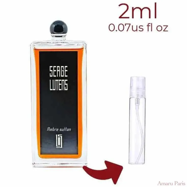 Ambre Sultan Serge Lutens for women and men Decant Fragrance Samples