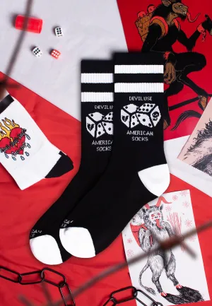 American Socks - Good Luck Mid High Black - Socks