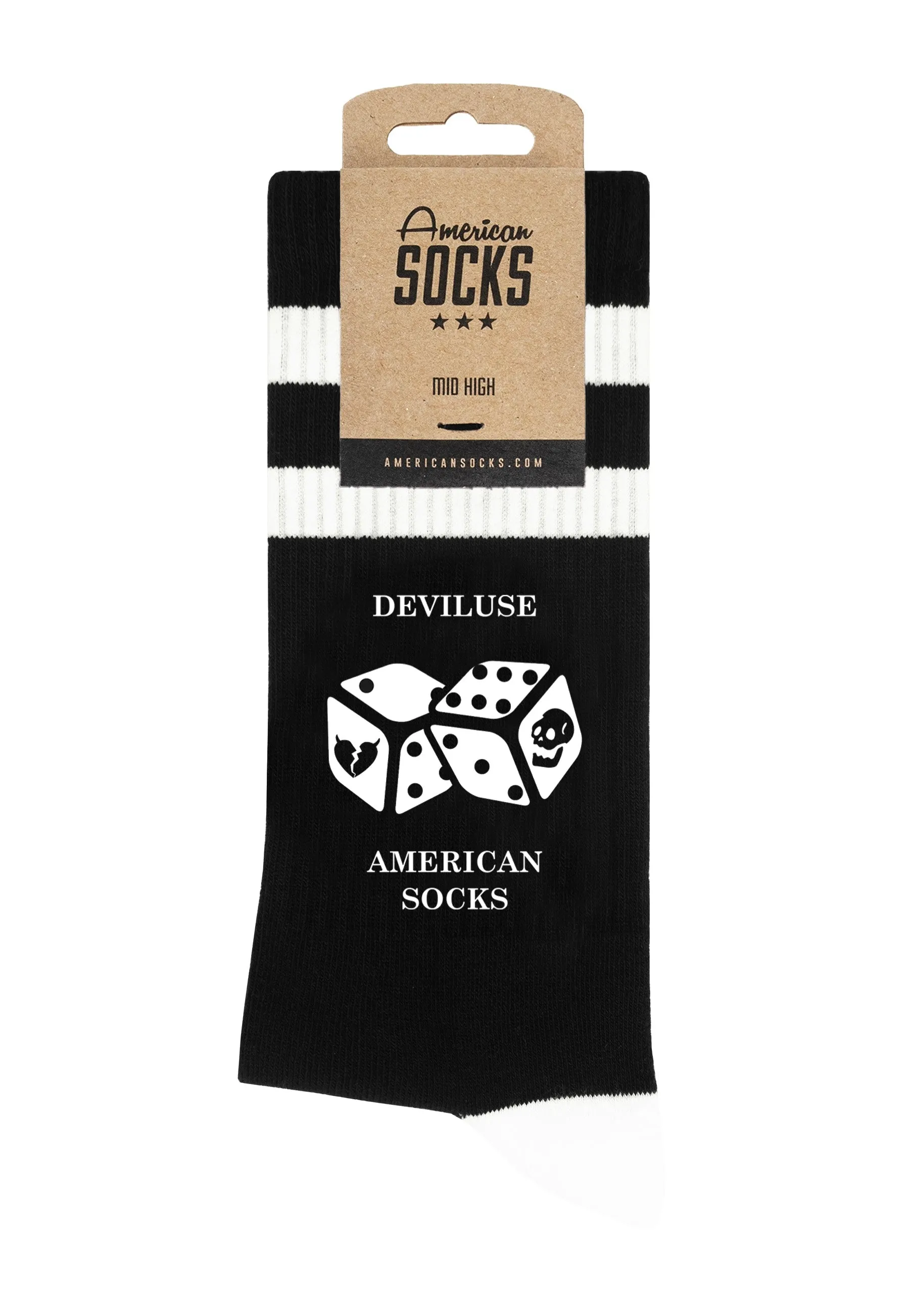 American Socks - Good Luck Mid High Black - Socks