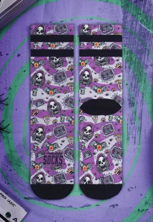 American Socks - Horror Time Mid High Purple - Socks