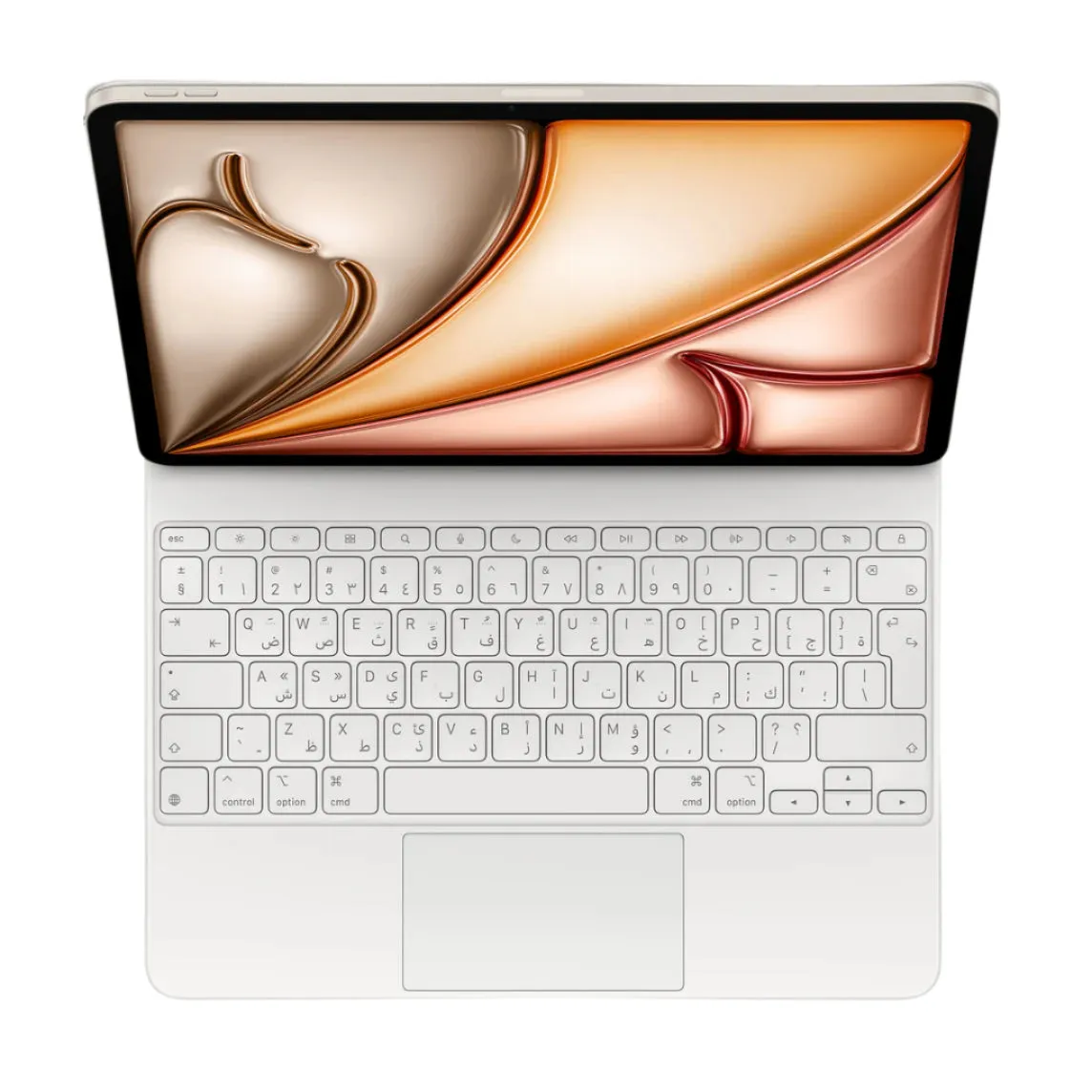 Apple Magic Keyboard for iPad Air 13Inch (M3), Arabic, White