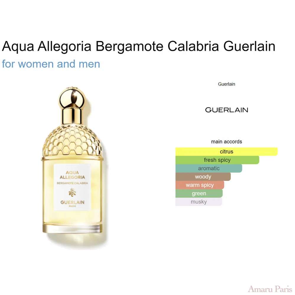 Aqua Allegoria Bergamot Calabria Guerlain for women and men