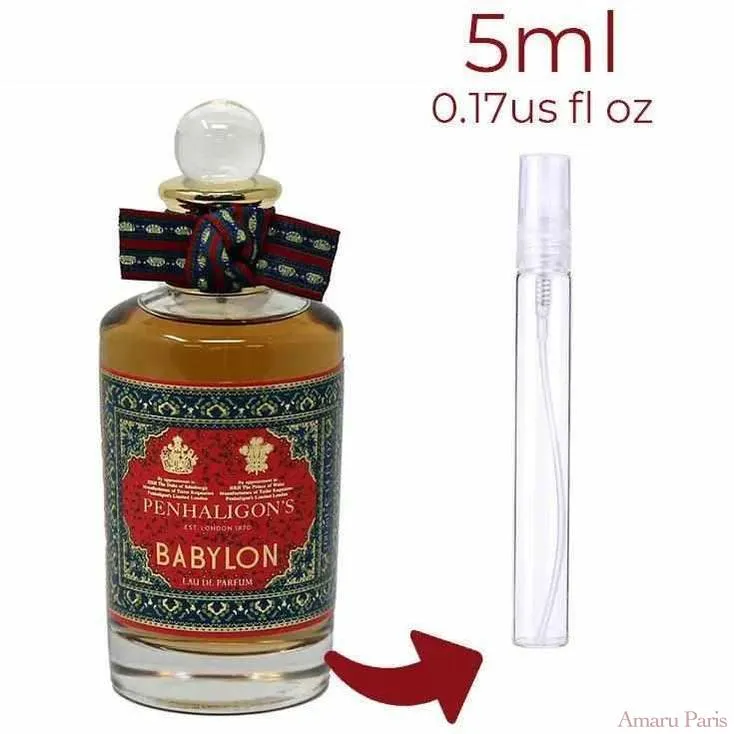 Babylon Penhaligon's for women and men Decant Fragrance Samples