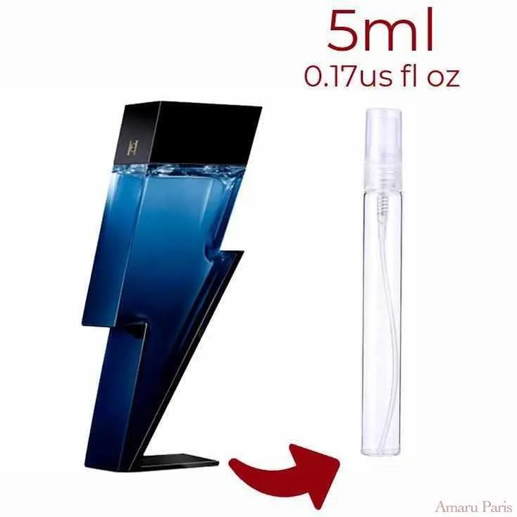 Bad Boy Cobalt Electric Perfume Carolina Herrera for men Decant Samples