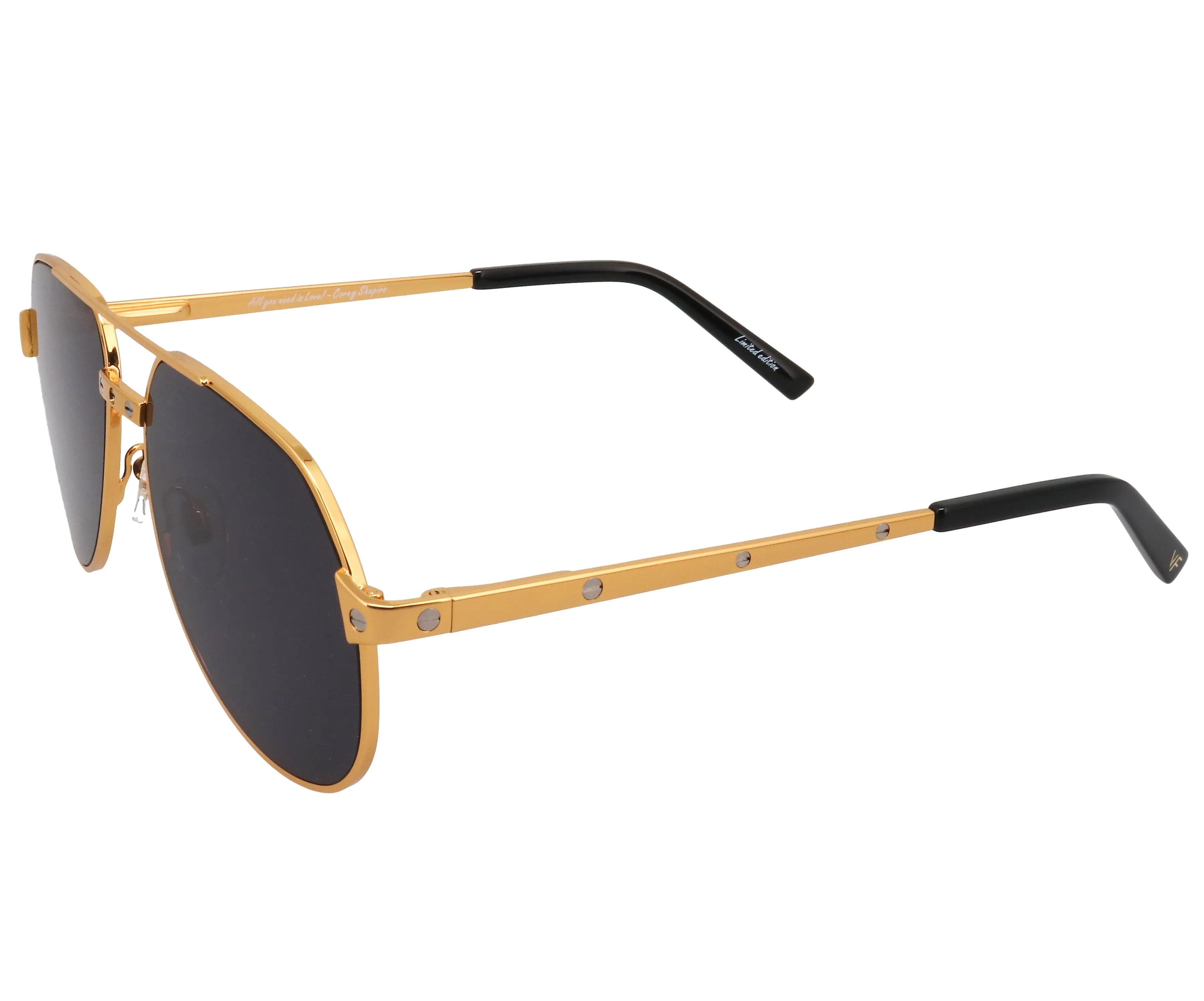 Bad Boys Love Collection 24KT Two-Tone Yellow Gold