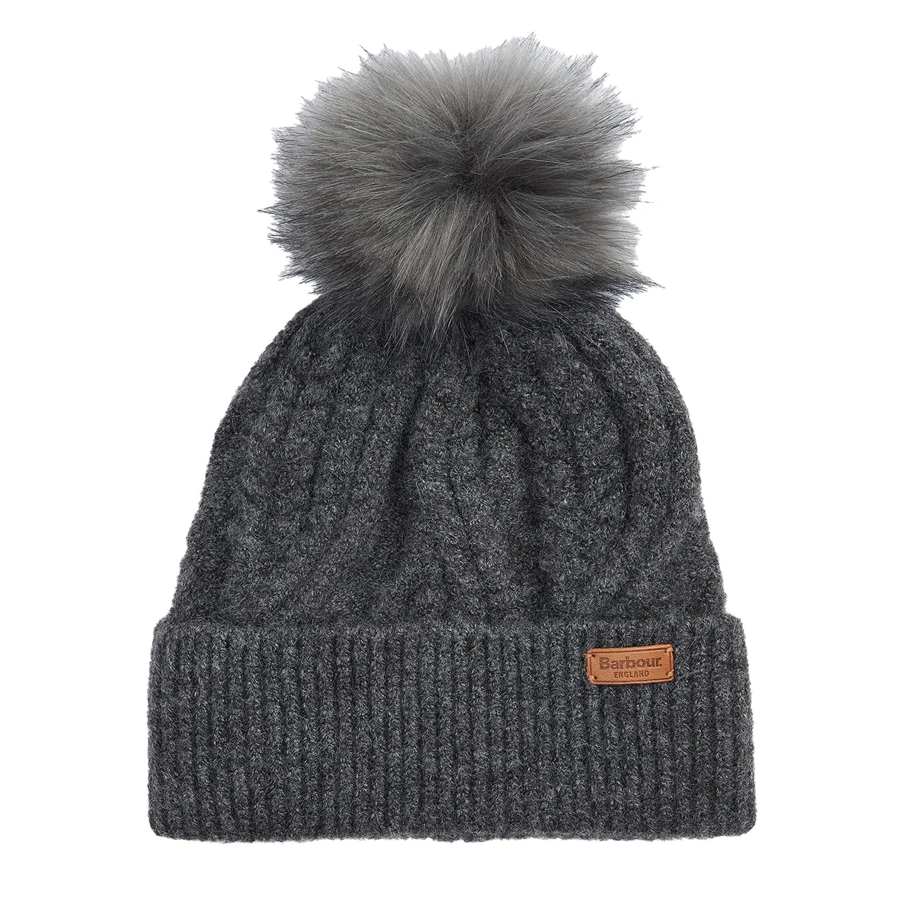Barbour Elsdon Beanie Hat Grey