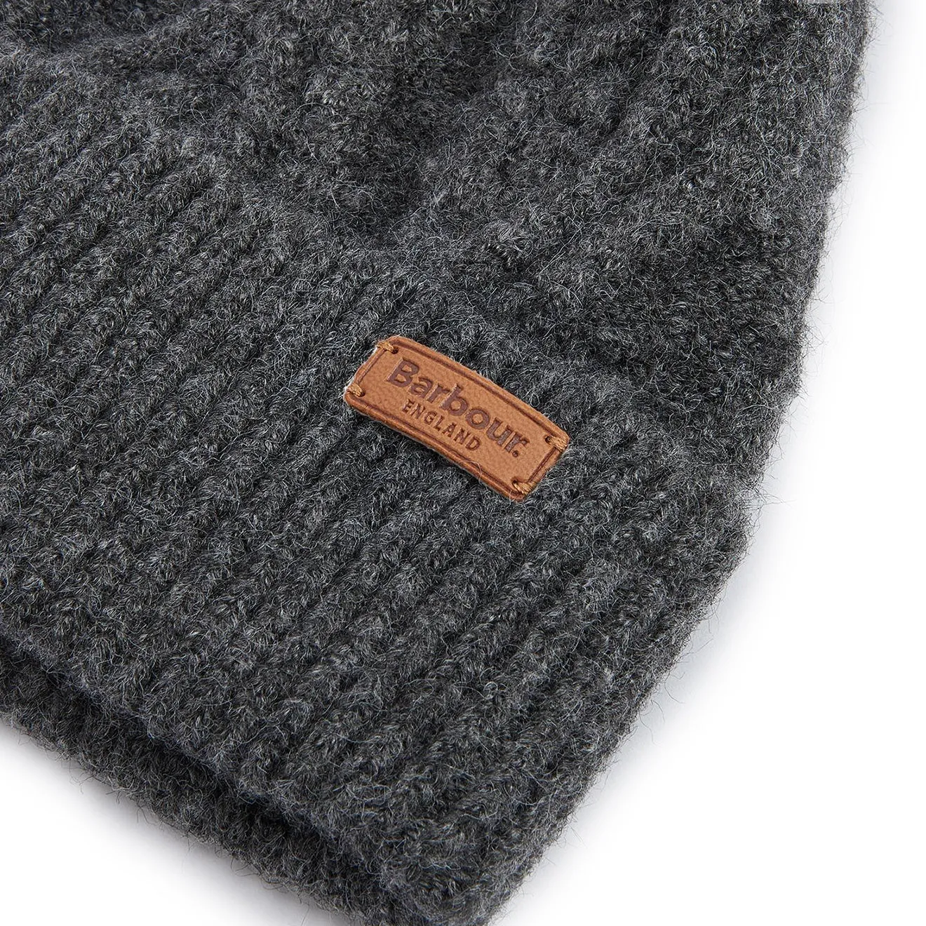 Barbour Elsdon Beanie Hat Grey