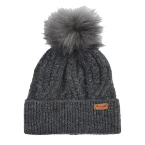 Barbour Elsdon Beanie Hat Grey