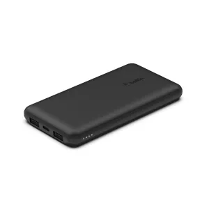 Belkin Power Bank 10000Mah, 18Watts Pd, USB-C, Black