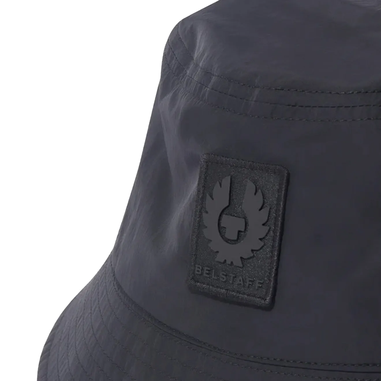 Belstaff Tech Shell Bucket Hat Black