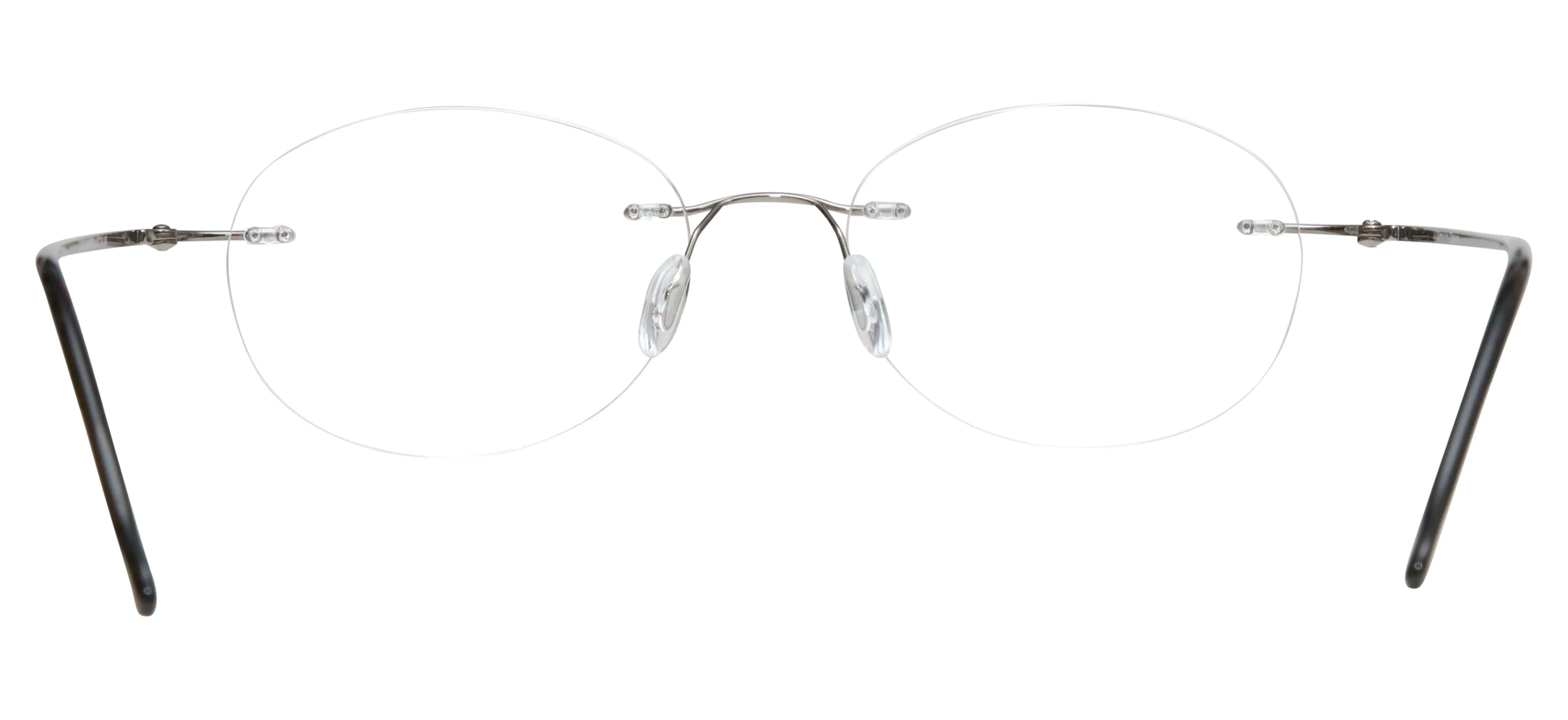 Blue Light Blocking Glasses Oval Rimless 201966 Eyeglasses Includes Blue Light Blocking Lenses