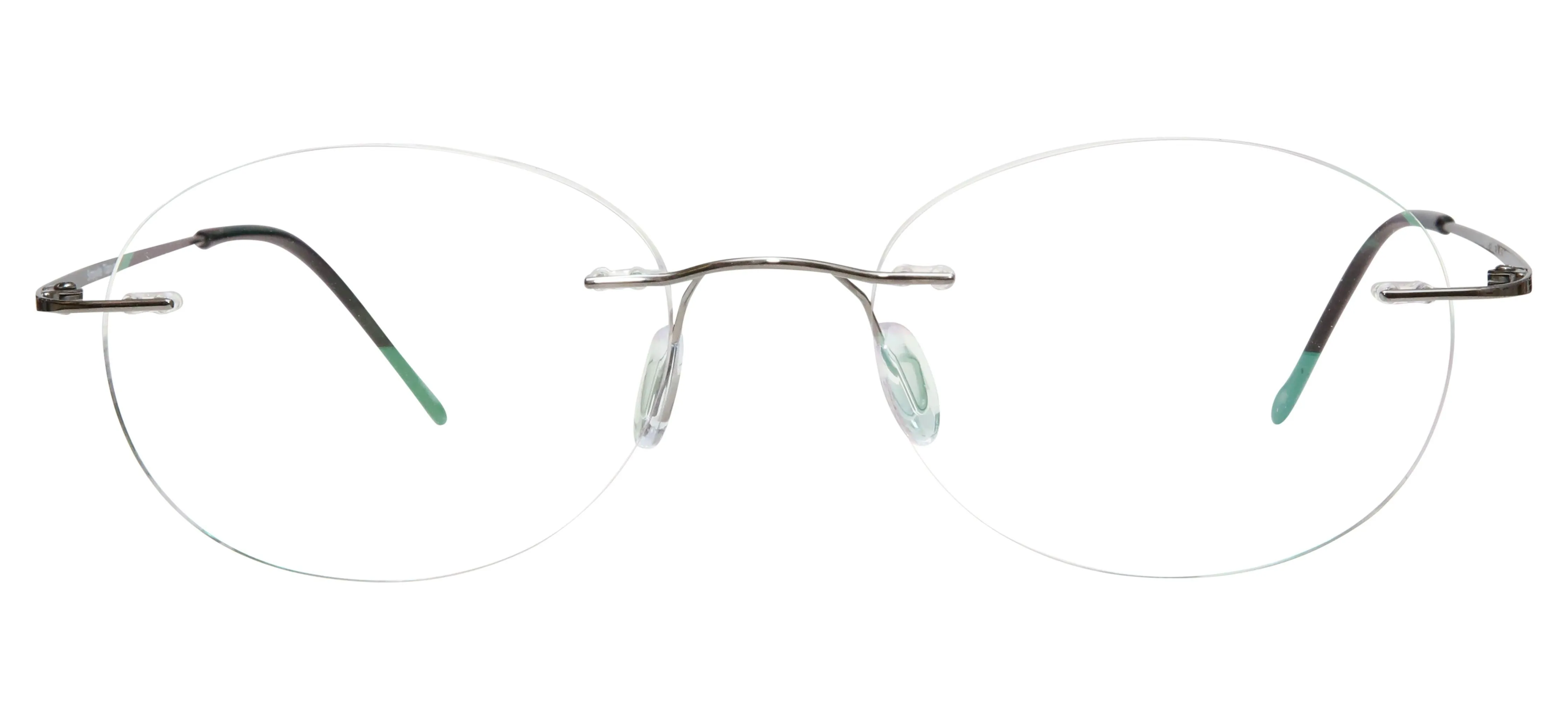 Blue Light Blocking Glasses Oval Rimless 201966 Eyeglasses Includes Blue Light Blocking Lenses