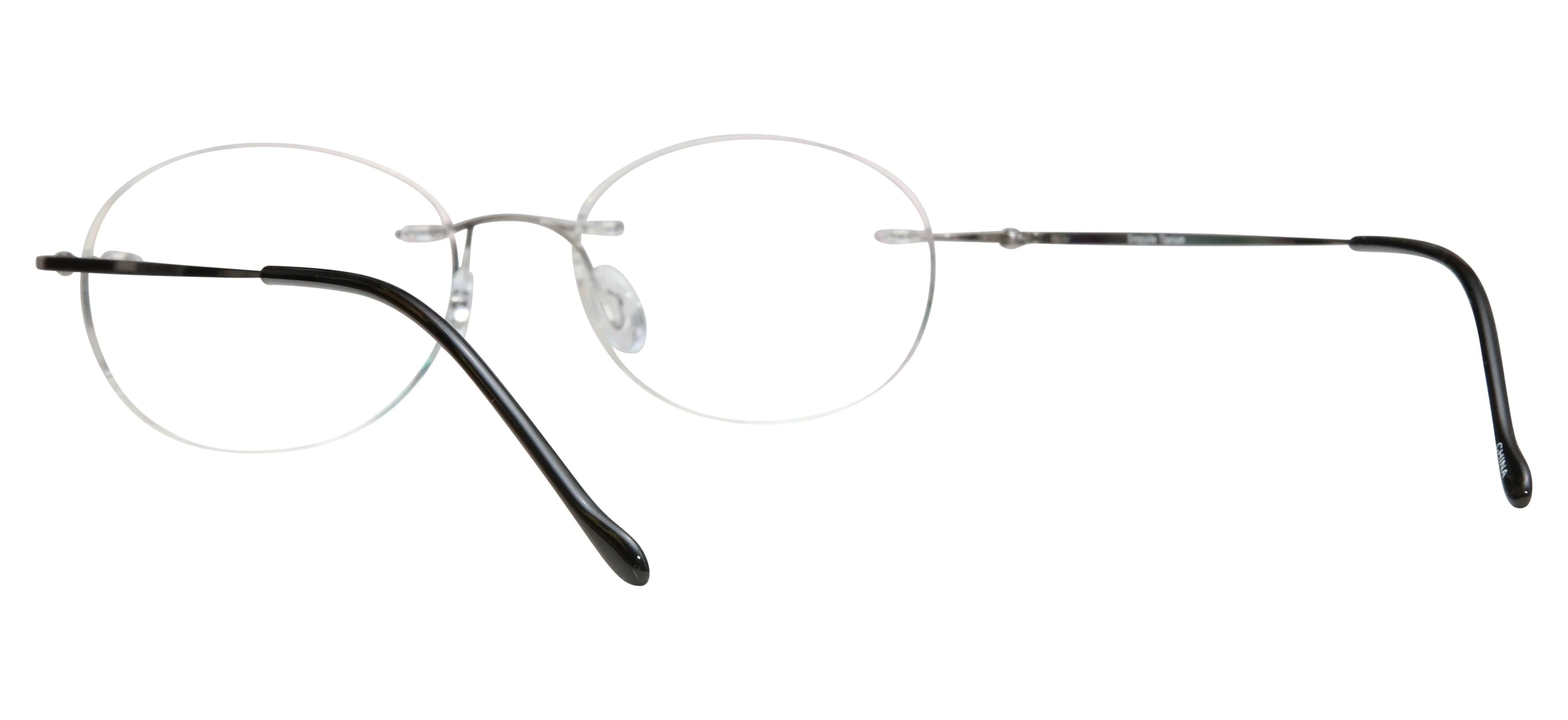 Blue Light Blocking Glasses Oval Rimless 201966 Eyeglasses Includes Blue Light Blocking Lenses