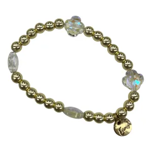 Bracelet Beaded By Clothes Mentor In Gold