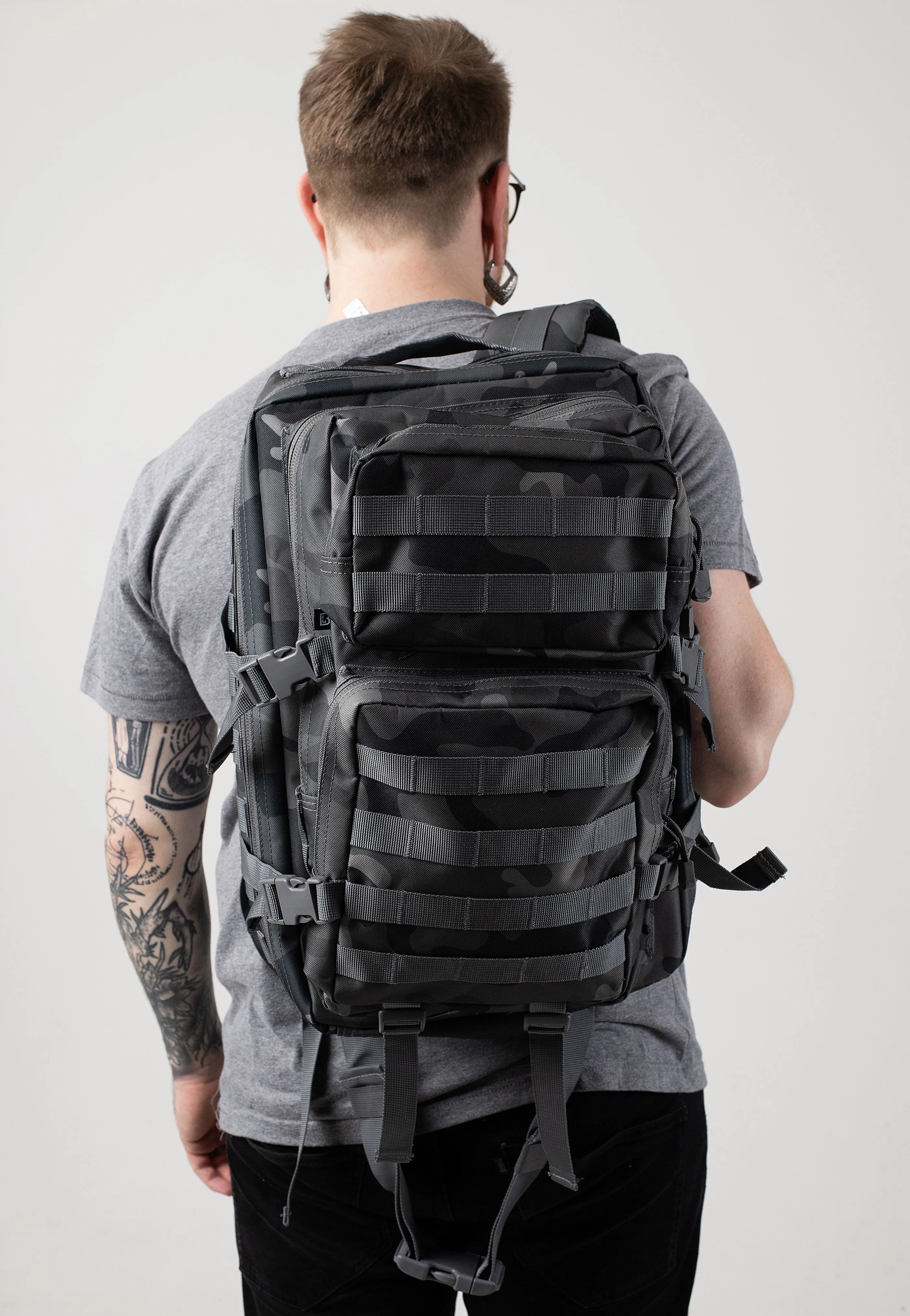 Brandit - Us Cooper Large Grey Camo - Backpack