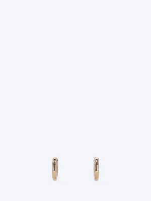 Brass metal clip minimal earrings