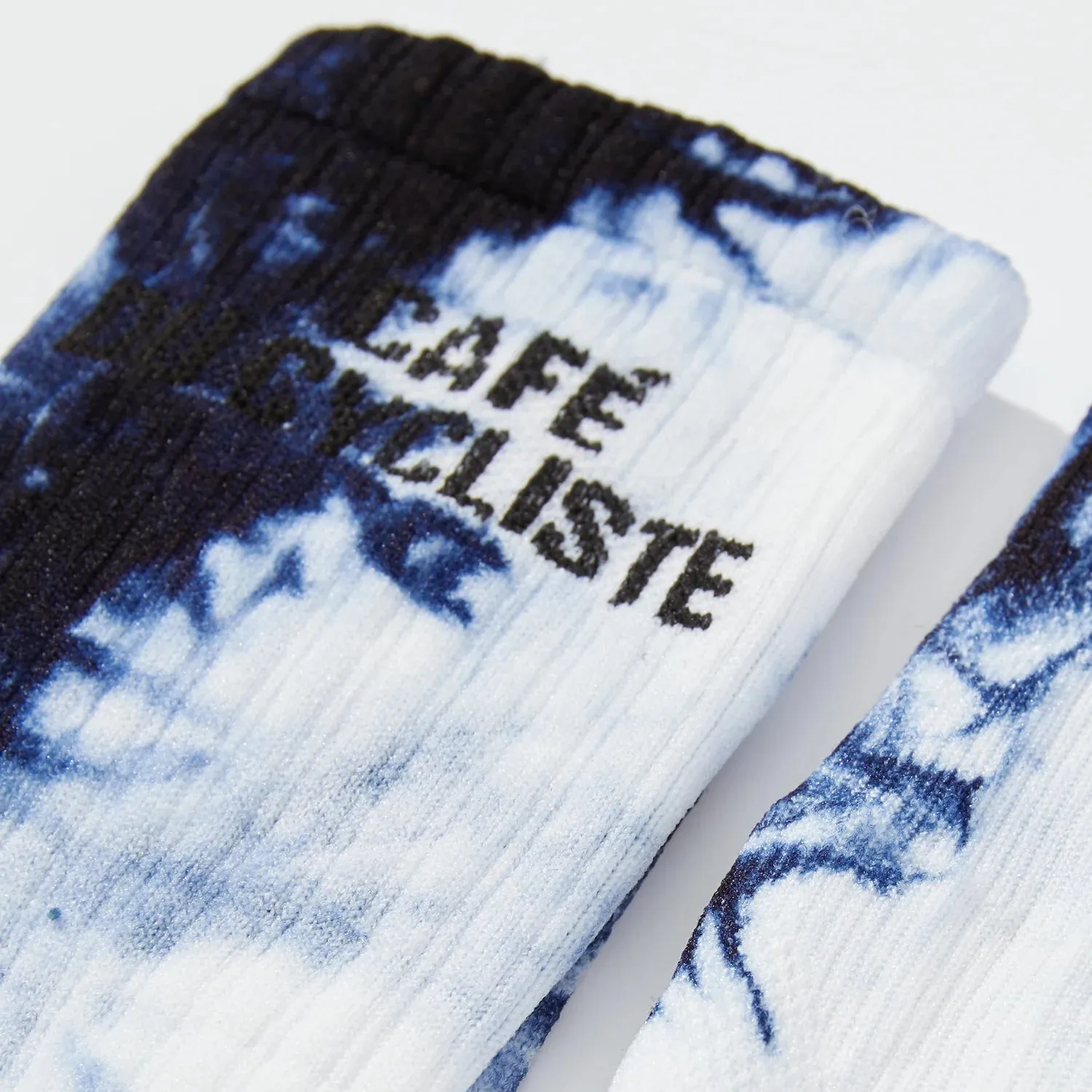 Cafe du Cycliste Tie Dye socks - Blue