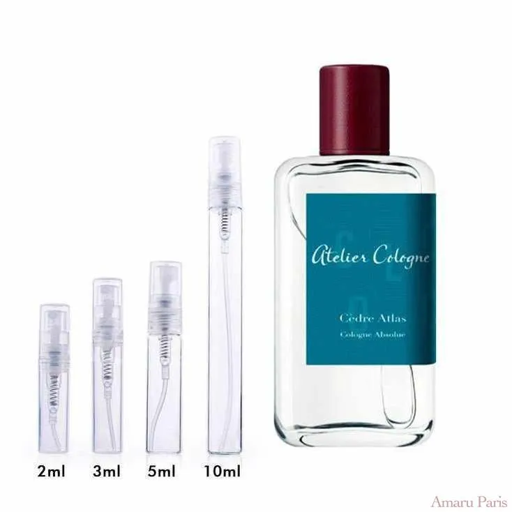 Cedre Atlas Atelier Cologne for women and men Decant Samples