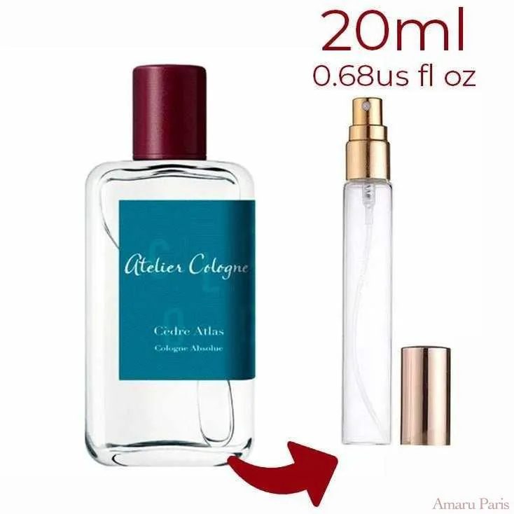 Cedre Atlas Atelier Cologne for women and men Decant Samples