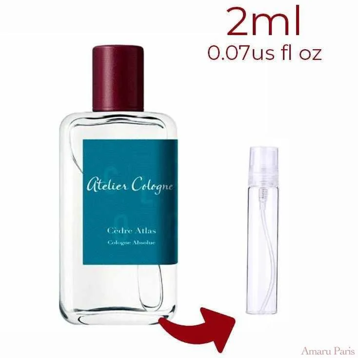 Cedre Atlas Atelier Cologne for women and men Decant Samples