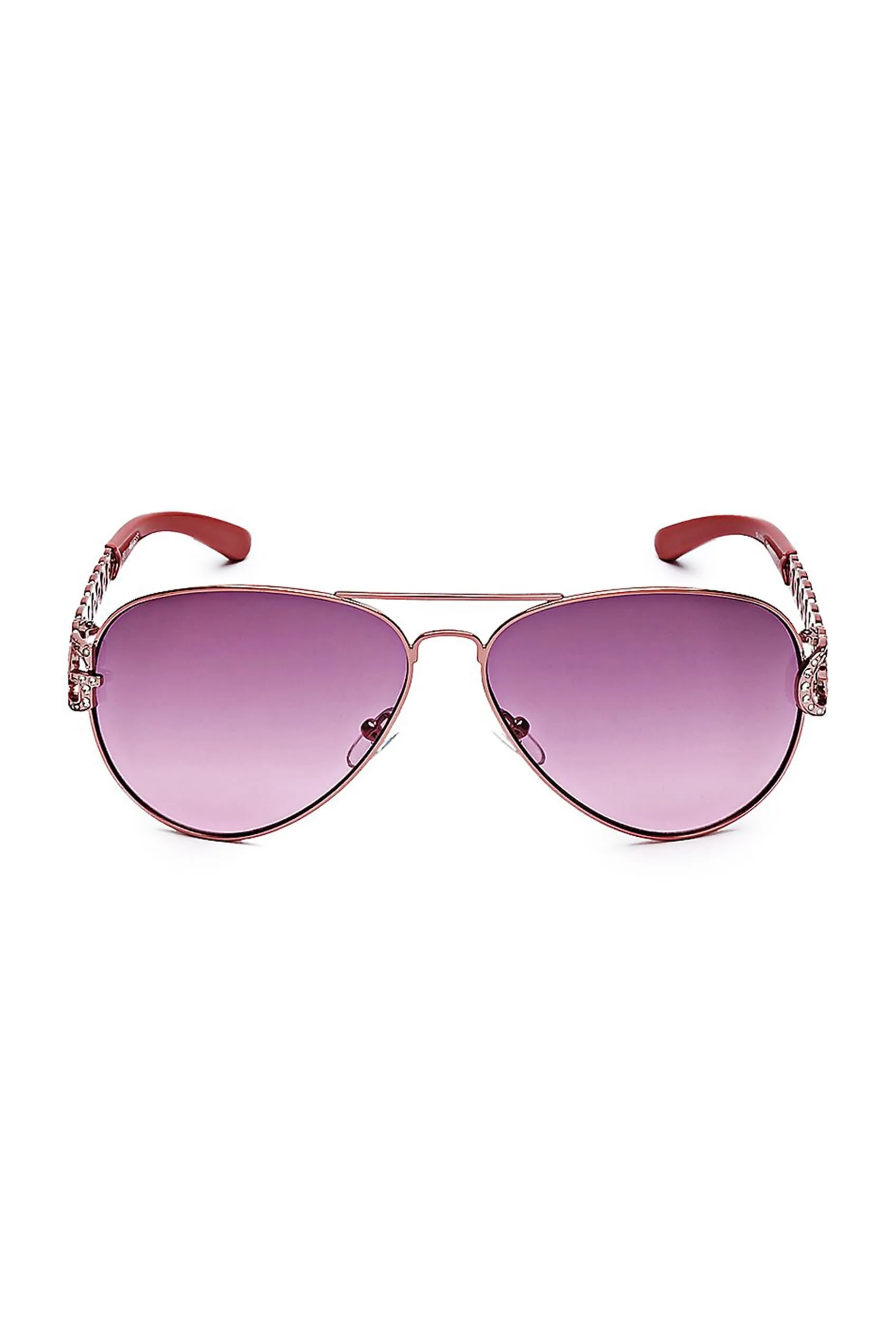 Chain-Link Aviator Sunglasses