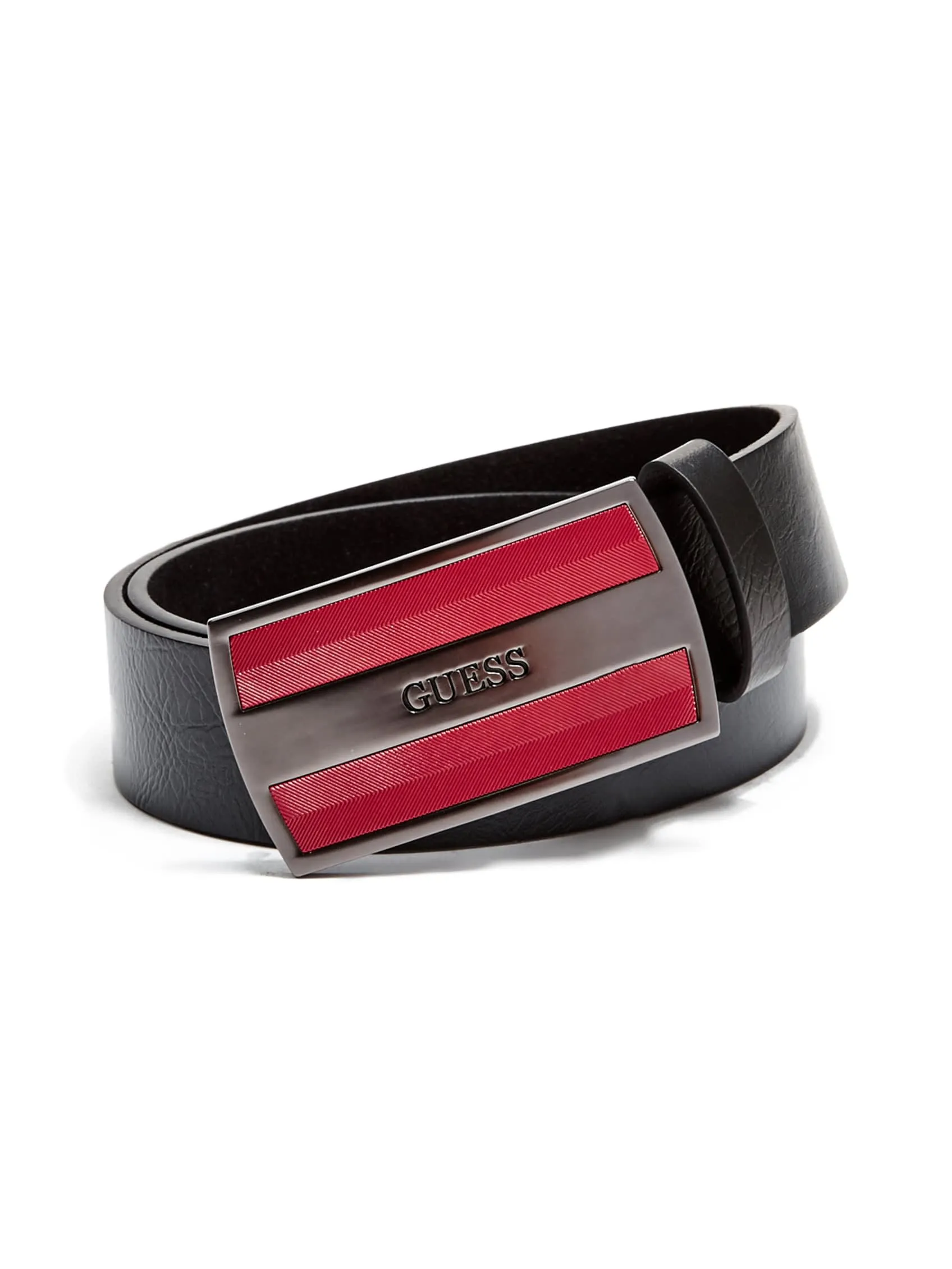 Chevron-Textured Plaque Belt