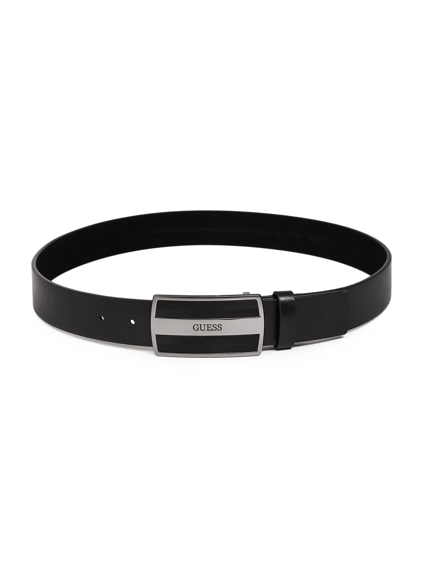 Chevron-Textured Plaque Belt