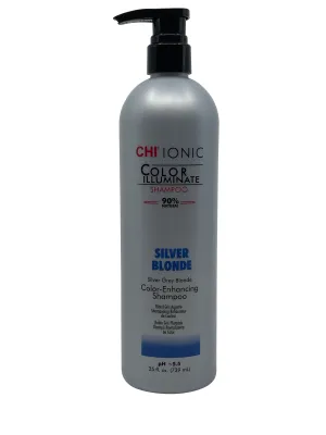 CHI Ionic Color Enhancing Shampoo PH 5.5 Silver Grey Blonde Cool Blonde 25 OZ