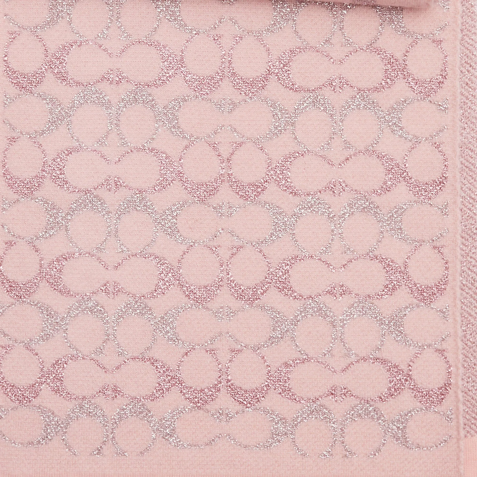 Coach Outlet Signature Metallic Knit Scarf