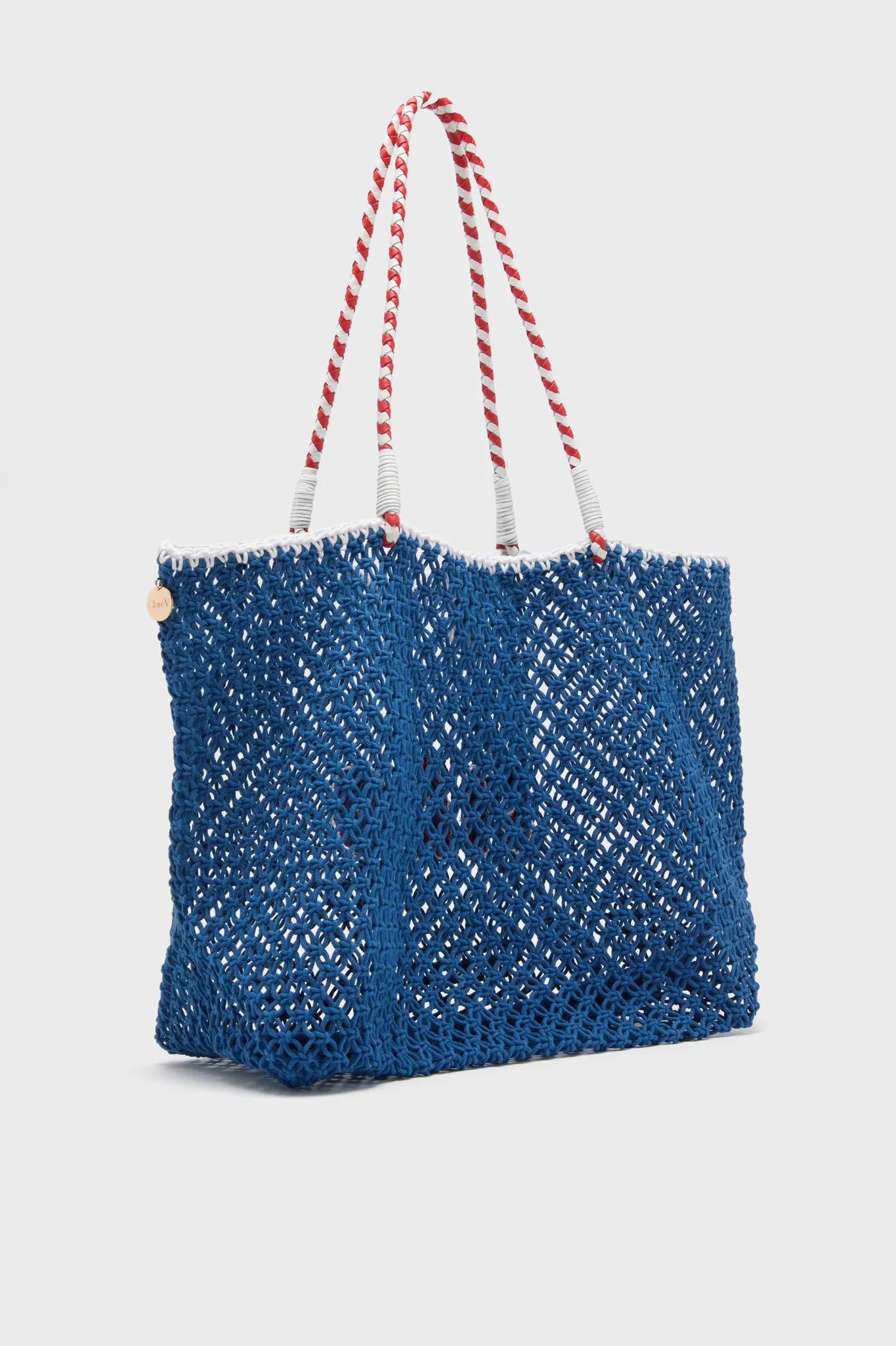 Cobalt with Poppy Ciao L'ete Tote