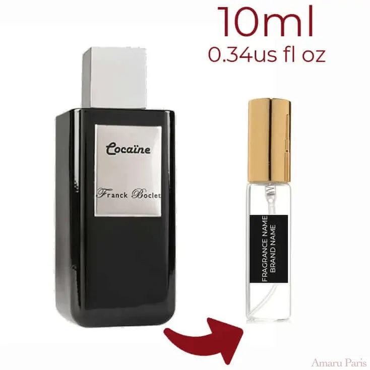 Cocaine Franck Boclet for women and men Decant Fragrance Samples