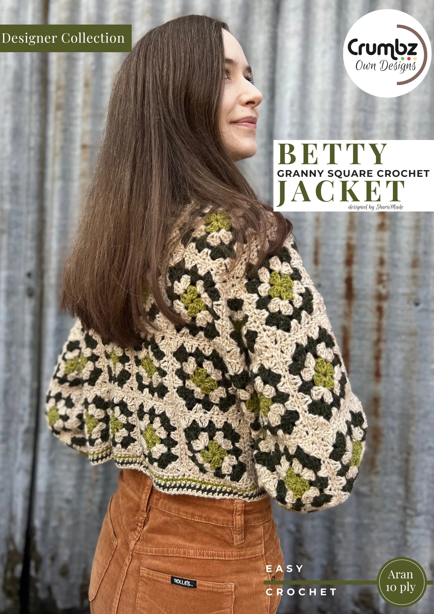 COD048 Betty Granny Square Jacket (e-pattern)