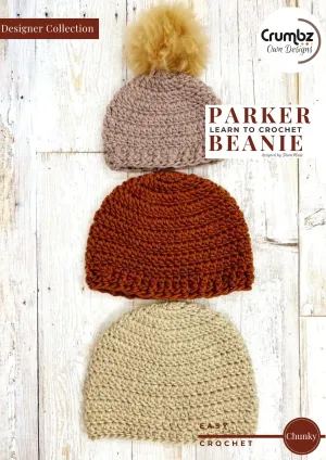 COD049 Parker Crochet Beanie (e-pattern   video tutorial)