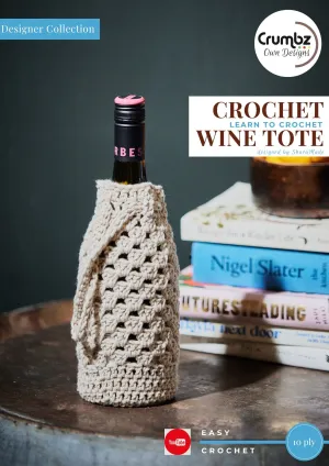 COD052 Crochet Wine Tote (e-pattern   video tutorial)