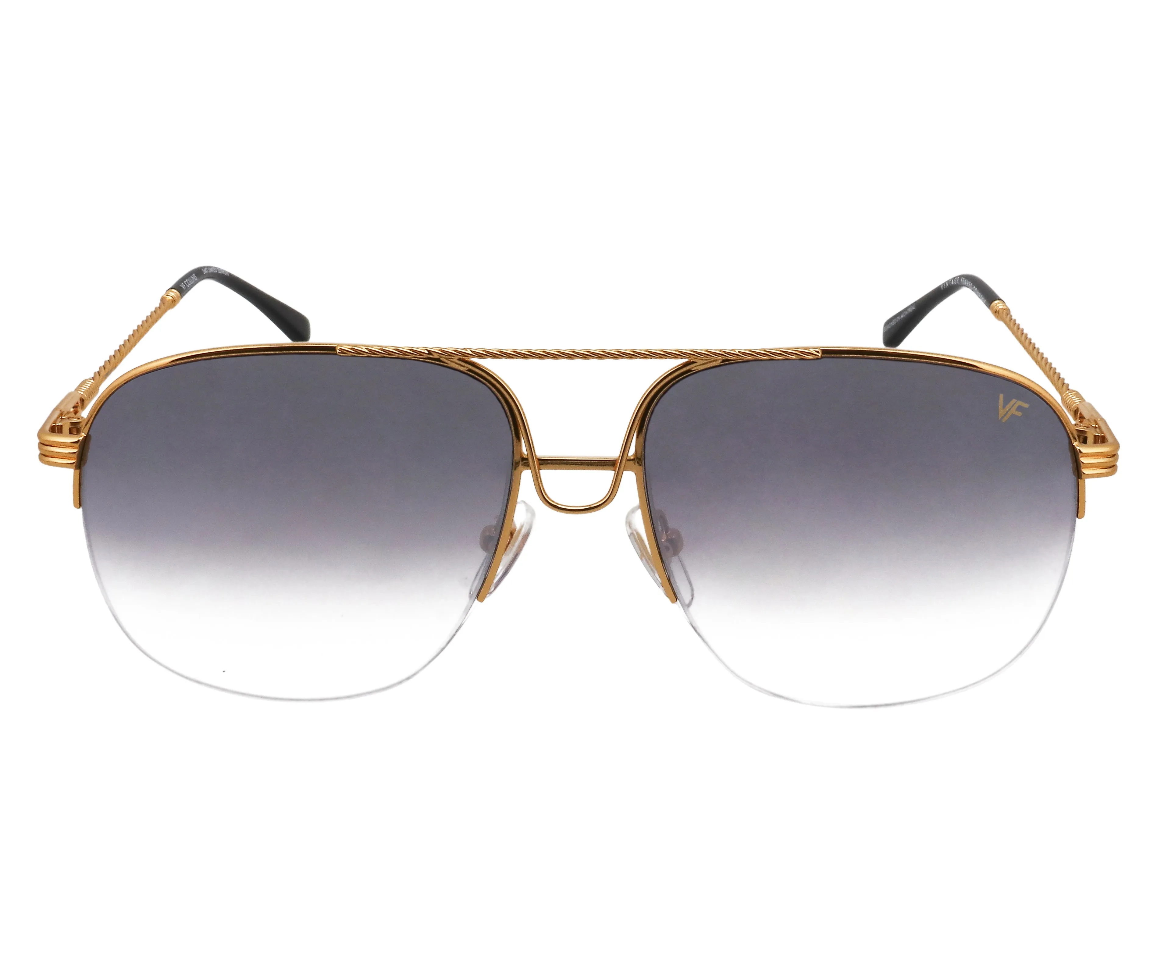 Collins Half Rim 24KT Gold