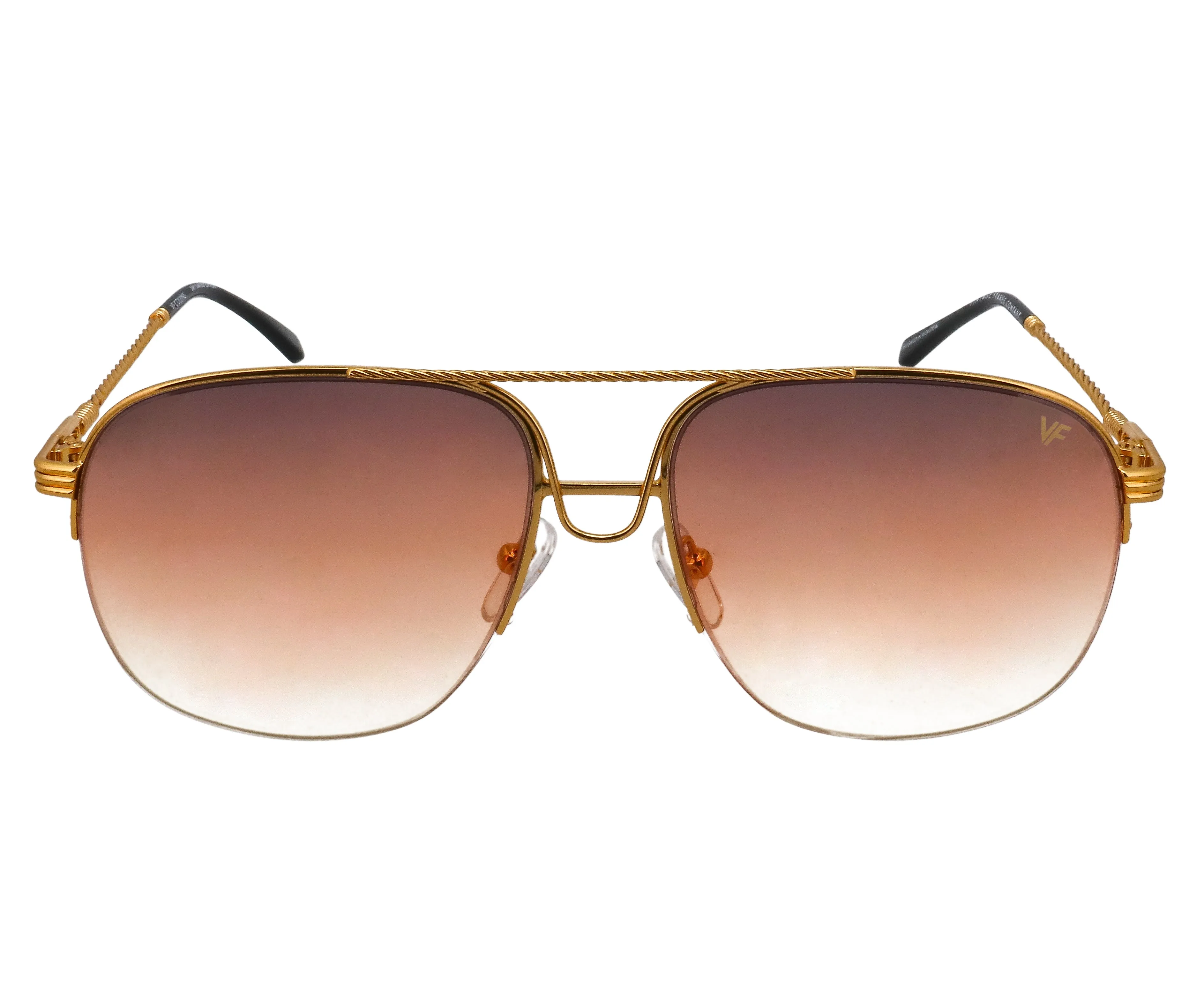 Collins Half Rim 24KT Gold