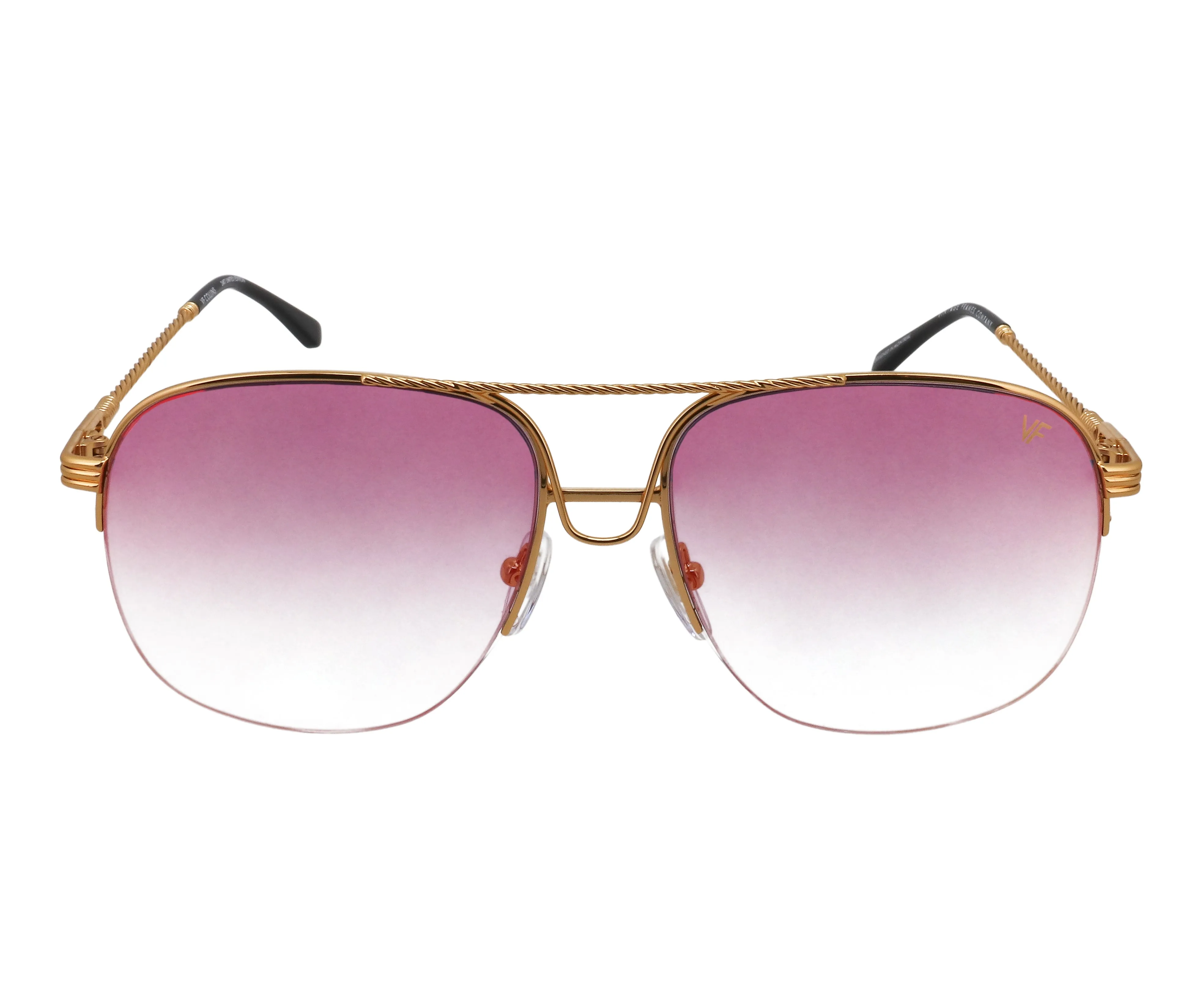 Collins Half Rim 24KT Gold
