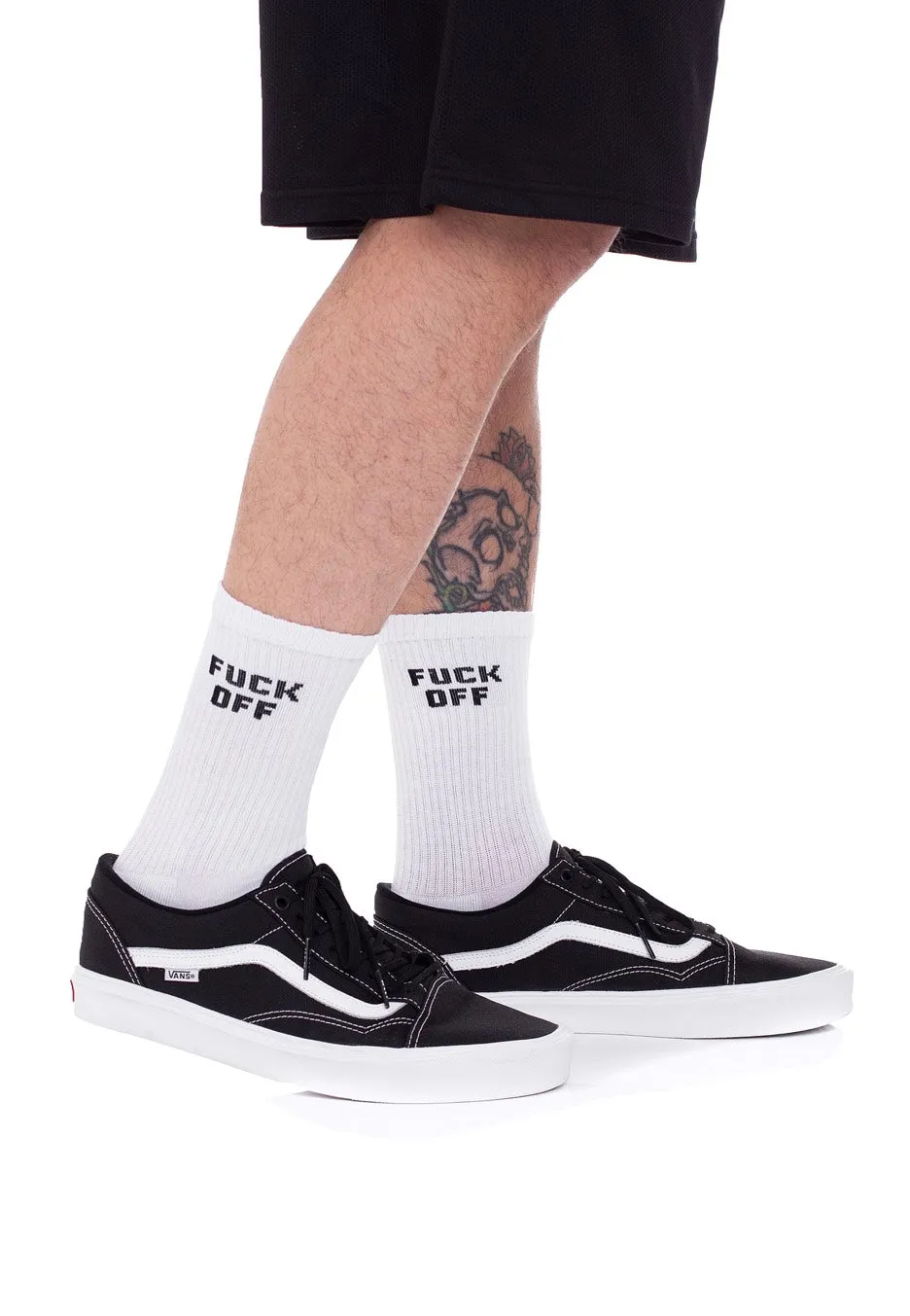 Dancitee - Fuck Off White - Socks