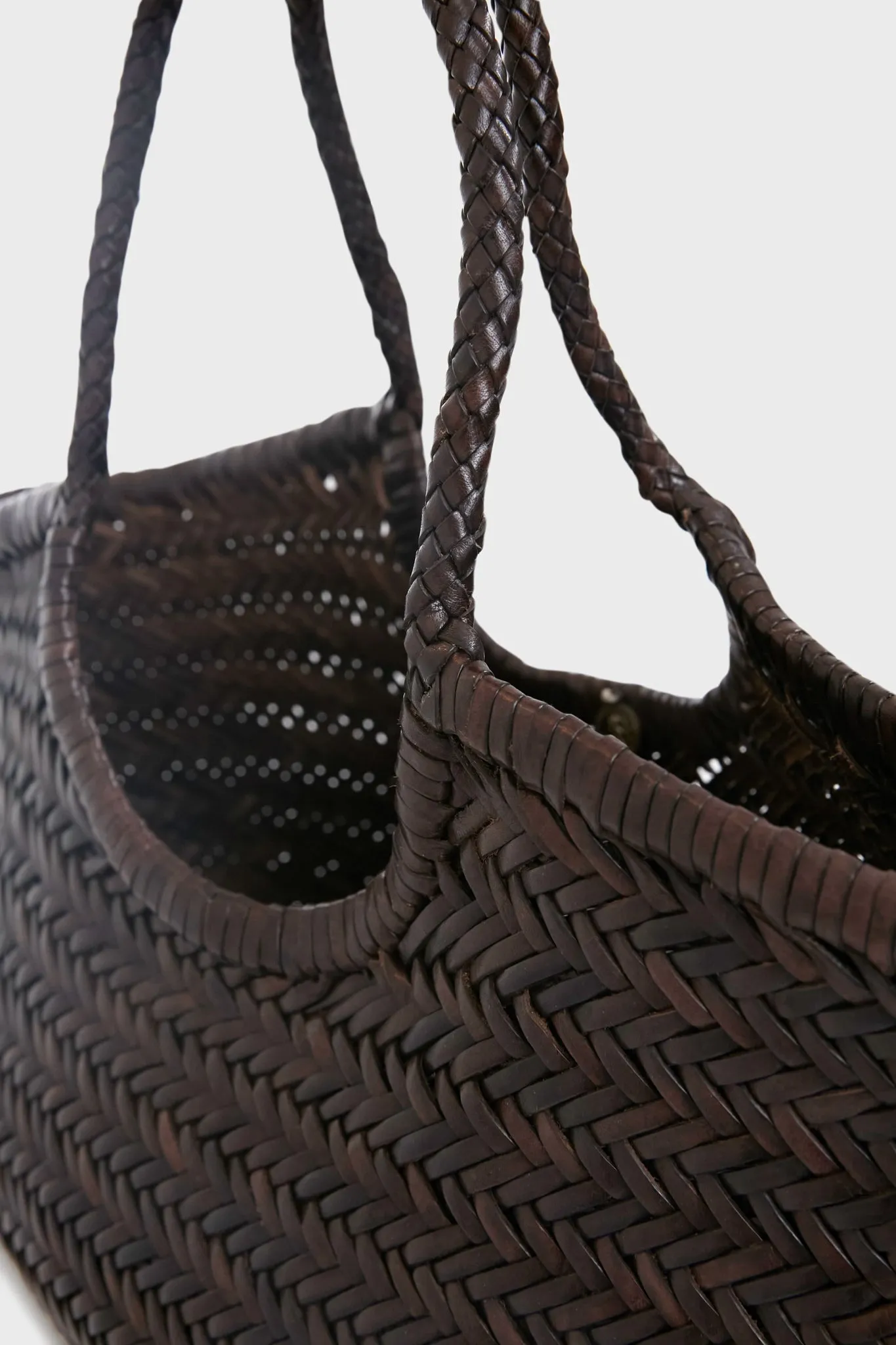 Dark Brown Big Nantucket Basket