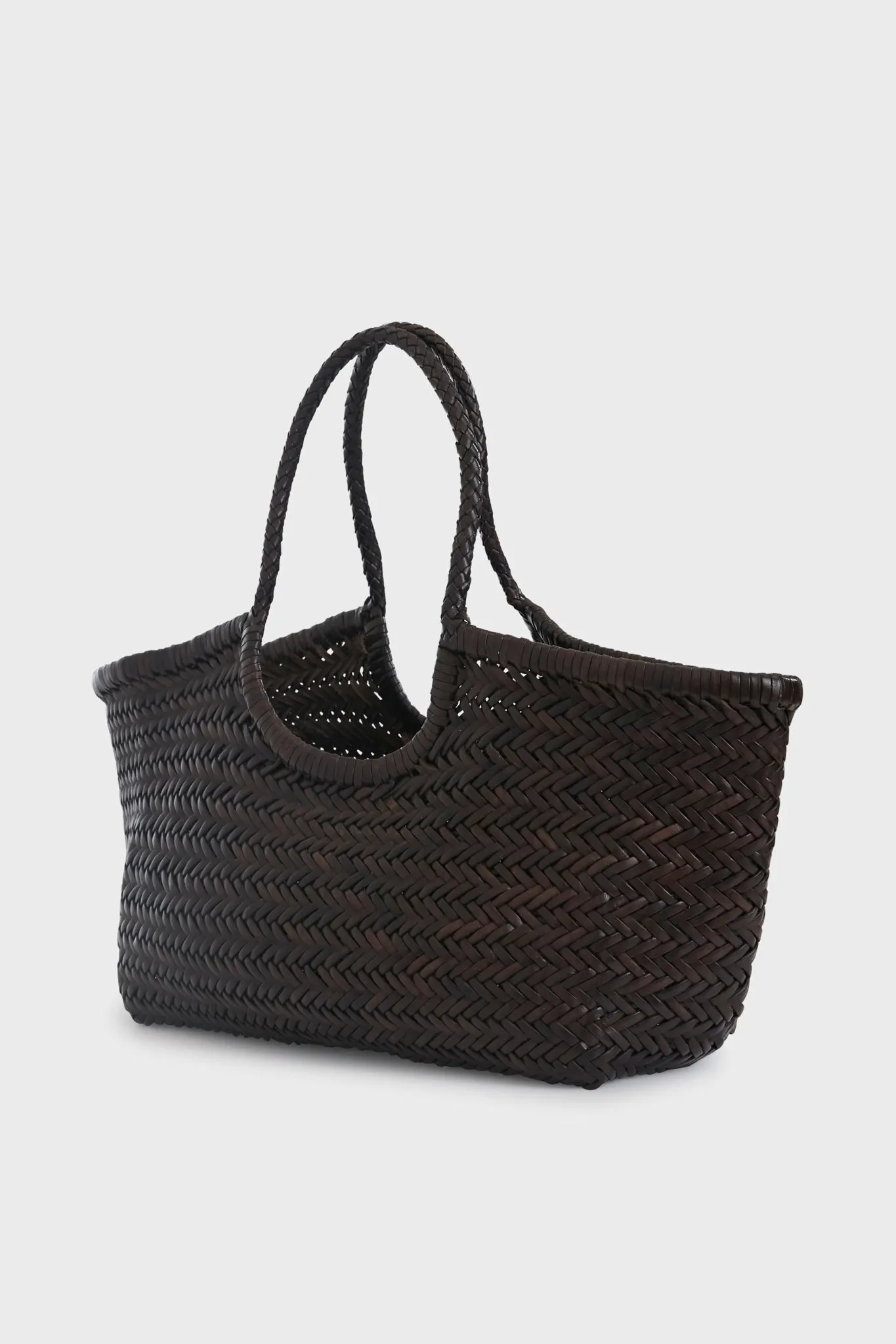 Dark Brown Big Nantucket Basket