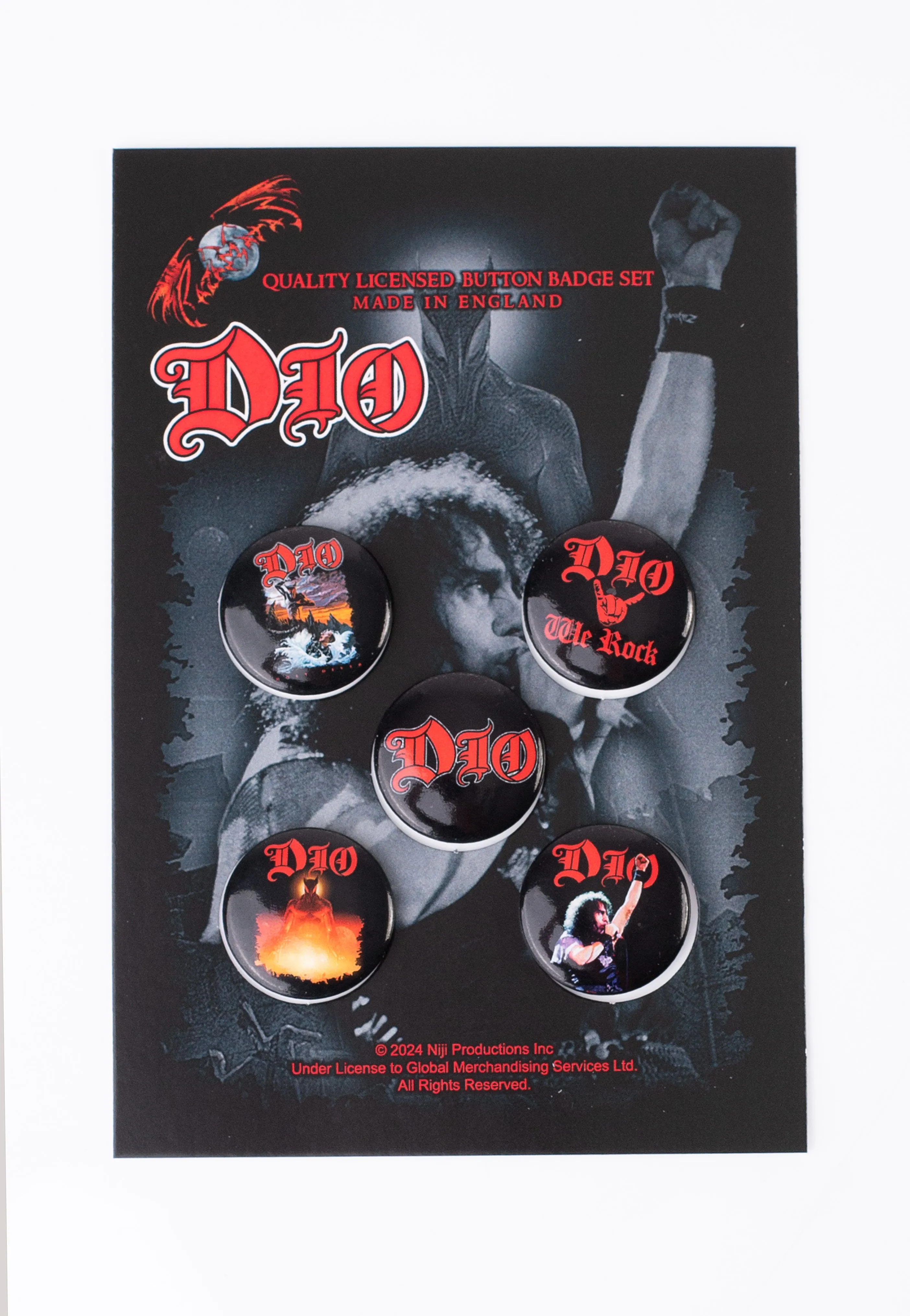 Dio - We Rock - Button