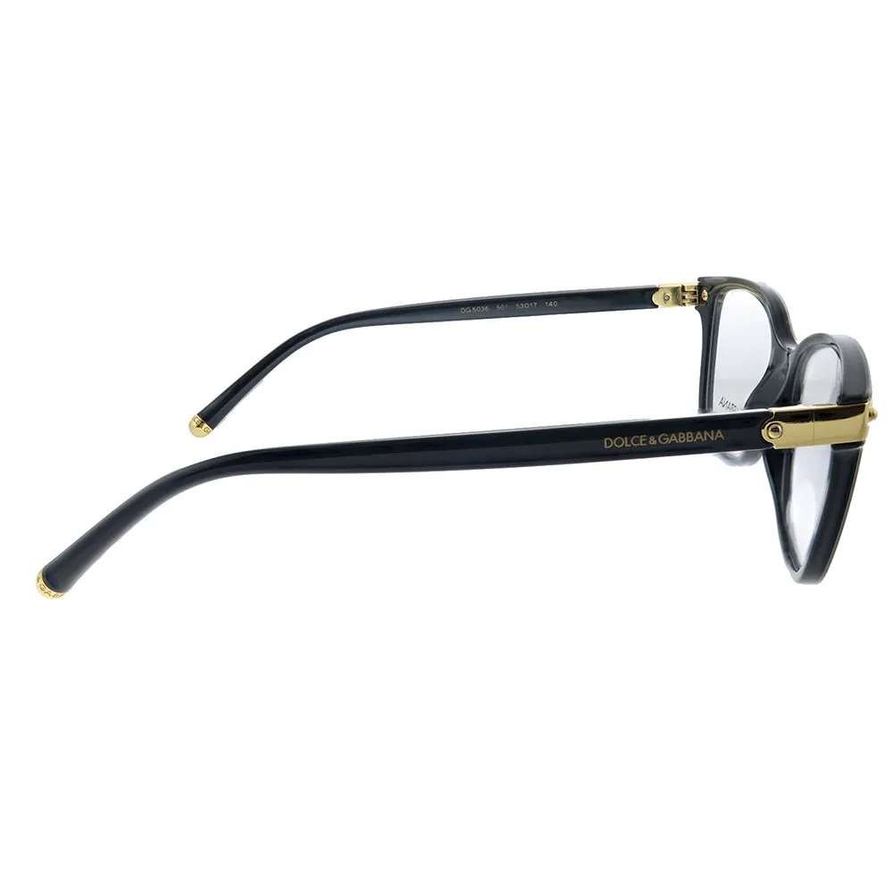 Dolce & Gabbana  DG 5036 501 53mm Womens Butterfly Eyeglasses 53mm